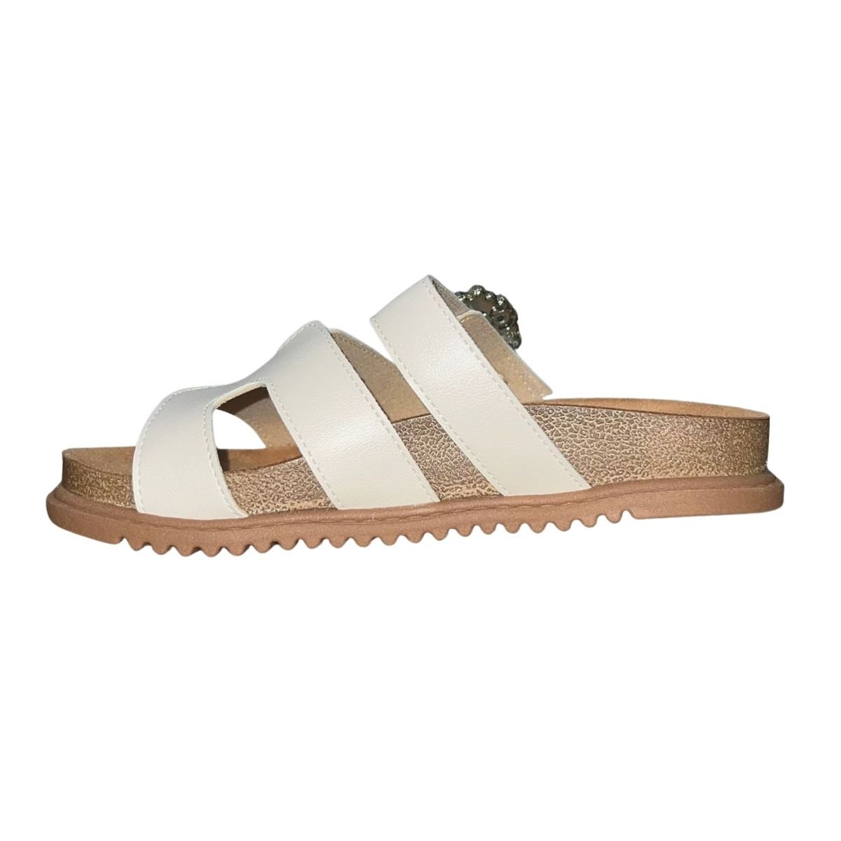 Tamanco Plataforma Anatômico Infantil Menina Molekinha 2357.106 Off White Branco 4