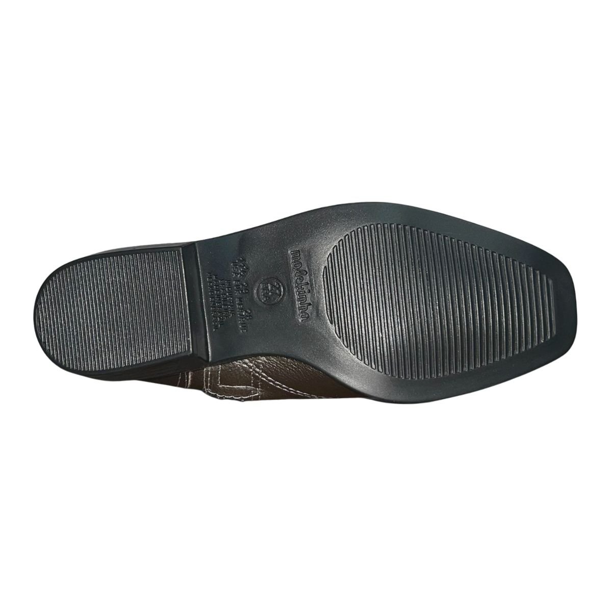 Bota Cano Médio Country Infantil Menina Molekinha 2183.201 Prata Prata 5