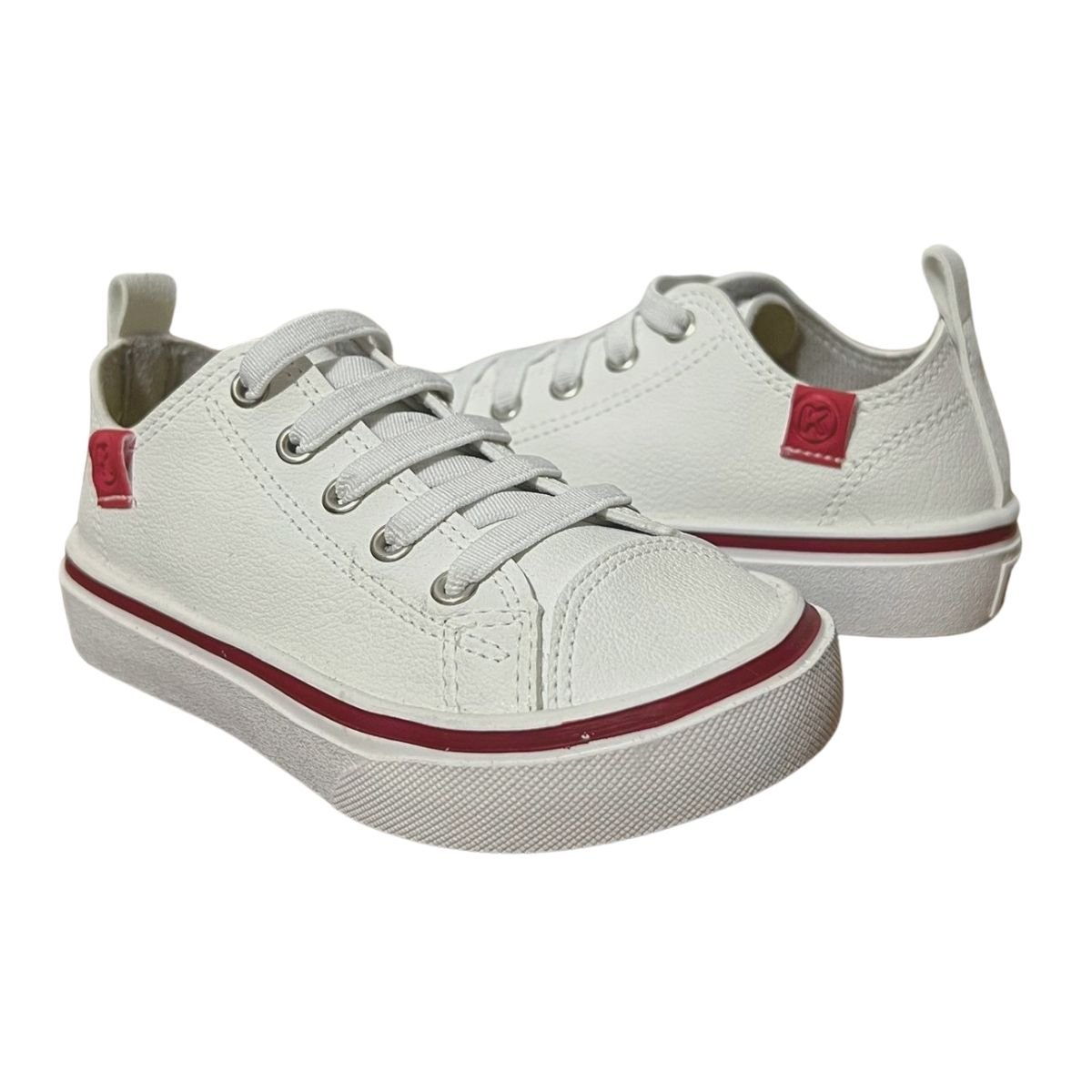 Tênis Casual Infantil Menino Klin 260029000 Freestyle Mini Branco Branco 3