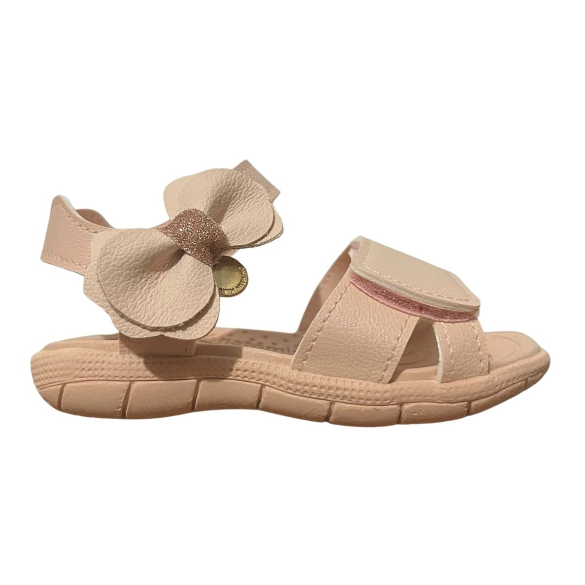 Sandália Casual Infantil Menina Klin 171225000 Tic Tac Casual Rosa Rosa 2