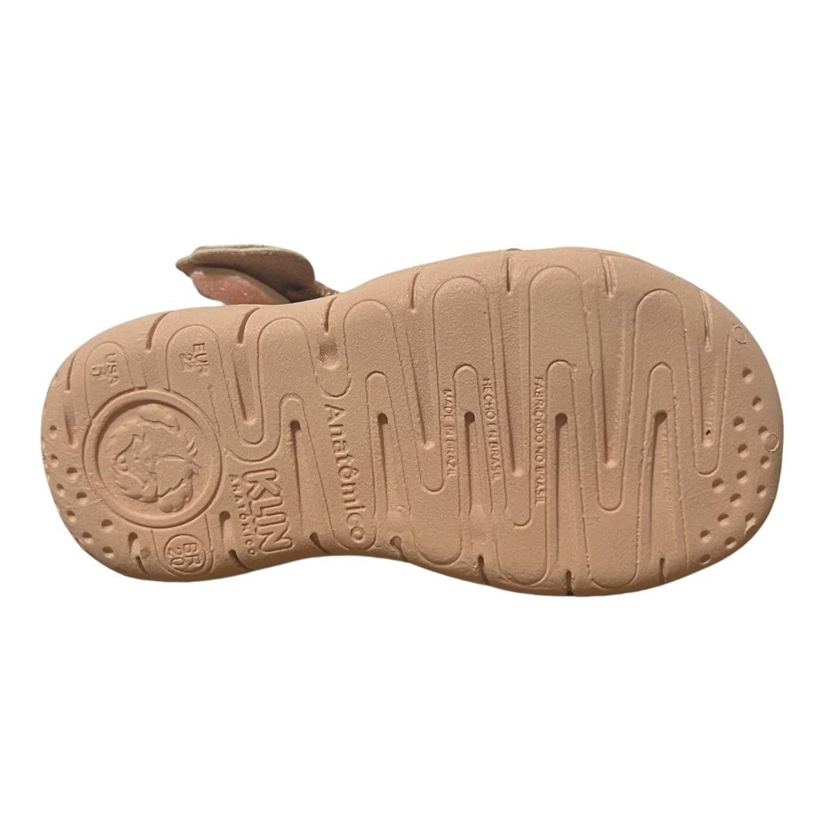 Sandália Casual Infantil Menina Klin 171225000 Tic Tac Casual Rosa Rosa 7