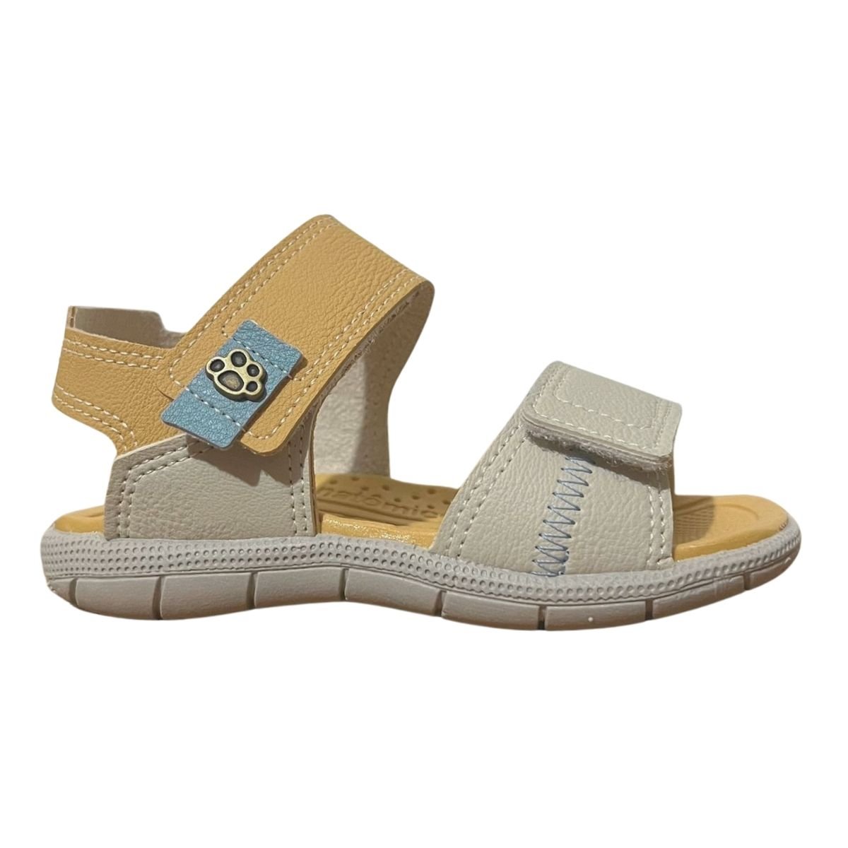 Sandália Casual Infantil Menino Klin 171227000 Tic Tac Casual Cinza Cinza 2