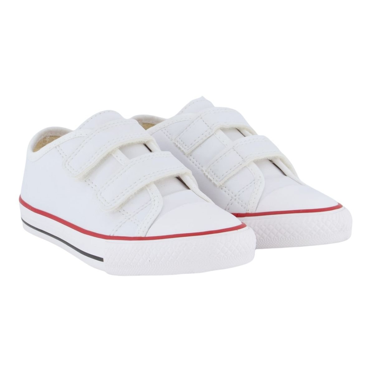 Tênis Casual Infantil Menino Diversão DI0008 Branco Branco 3