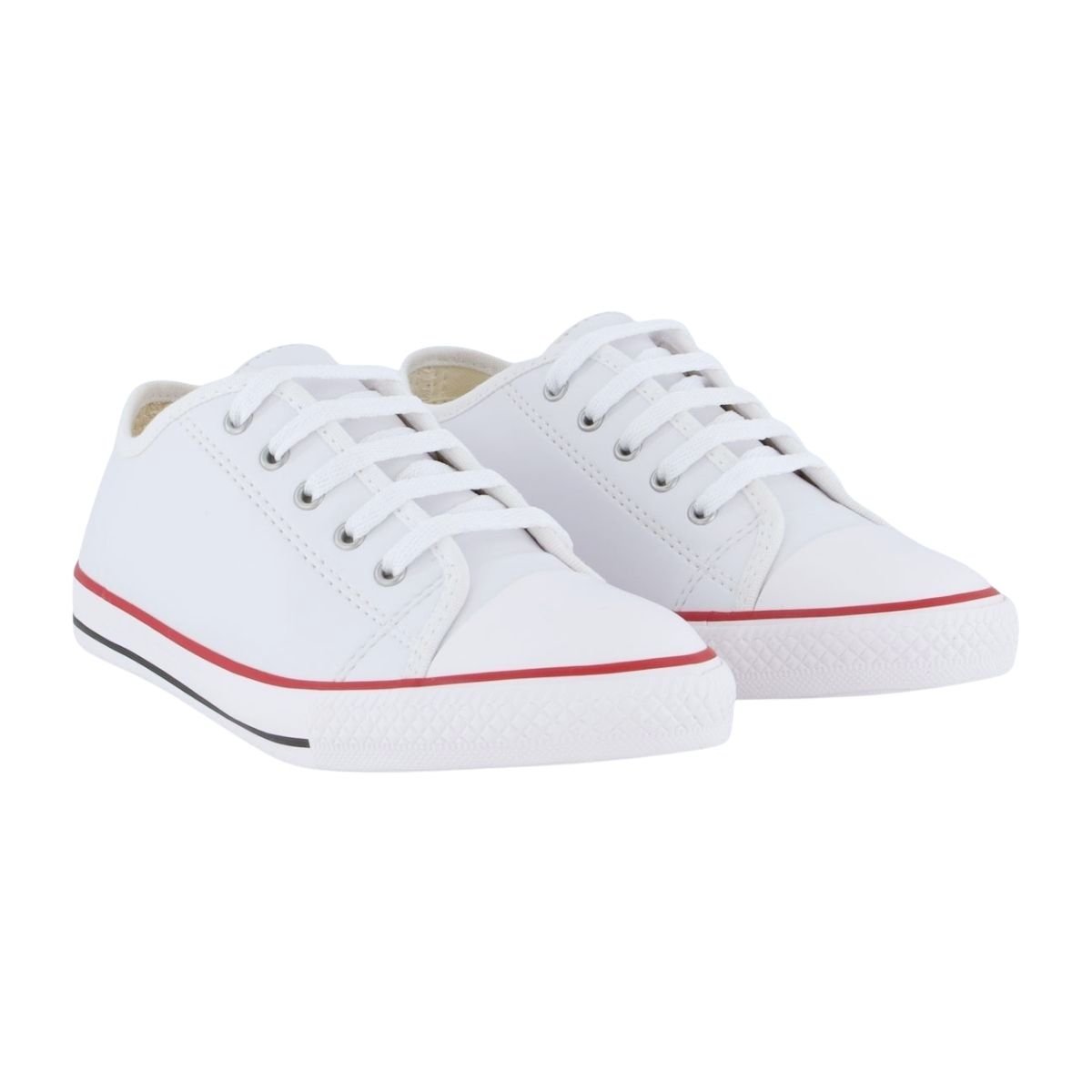 Tênis Casual Infantil Menino Diversão DI0004 Branco Branco 3