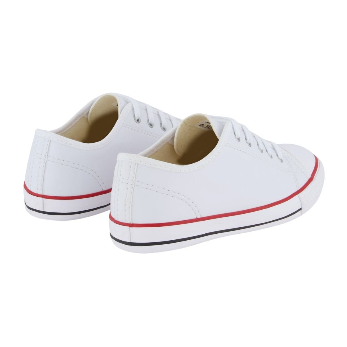 Tênis Casual Infantil Menino Diversão DI0004 Branco Branco 5