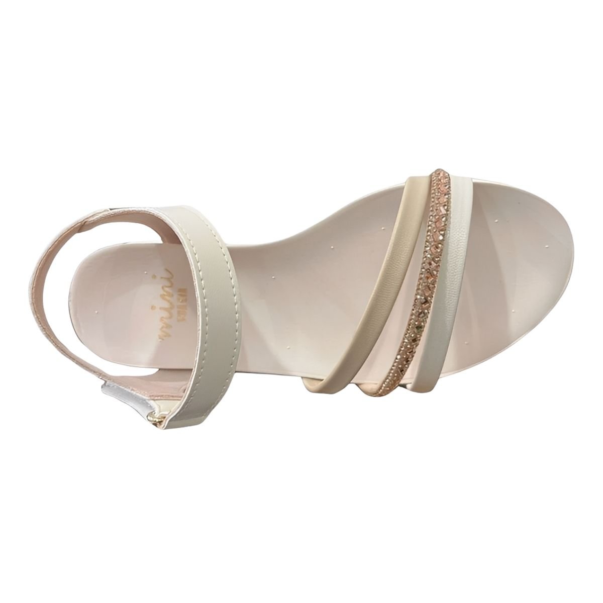 Sandália Casual Infantil Menina Sua Cia Mini 9105.51848 Creme Bege 4