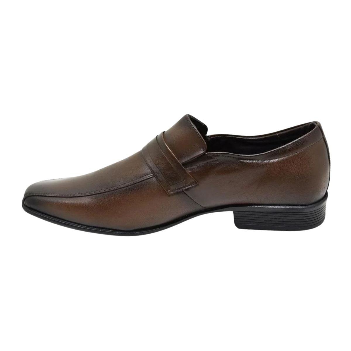 Sapato Social de Couro Masculino Jota Pê 77501 Air Magic Marrom Marrom 7