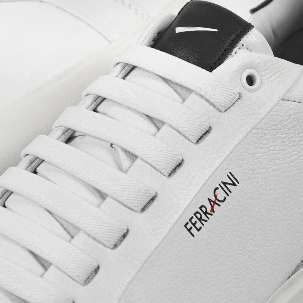 Tênis Casual de Couro Masculino Ferracini 8285-695C Energy Branco Branco 5
