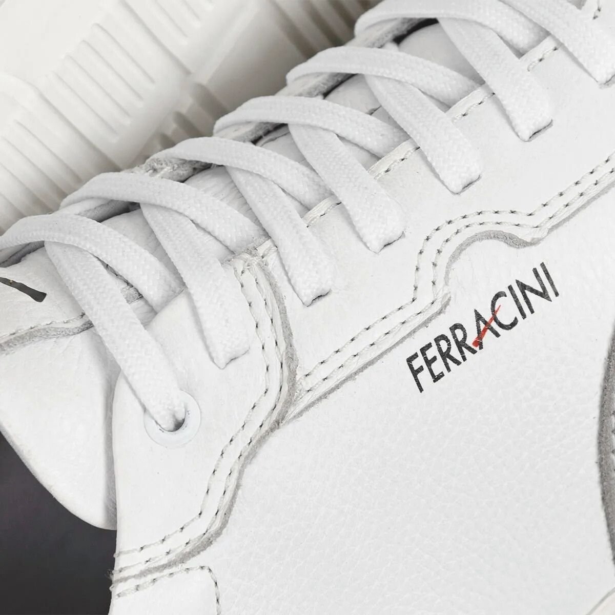 Tênis Casual de Couro Masculino Ferracini 8287-695E Energy Branco Branco 5