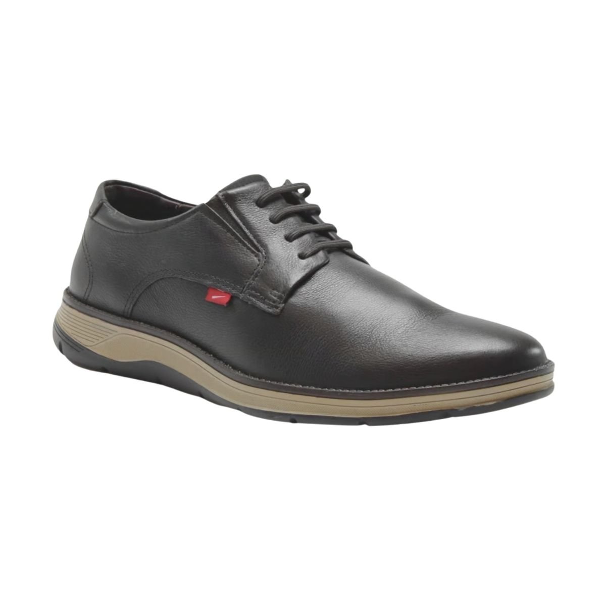 Sapatênis Casual de Couro Masculino Ferracini 5553-559G Fluence BA Preto Preto 4