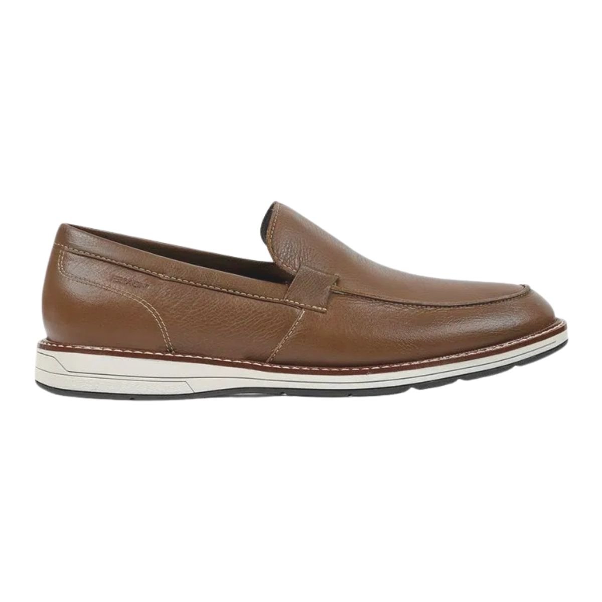 Sapato Social de Couro Calce Fácil Masculino Ferracini Kingston 6156-675I Marrom Marrom 2