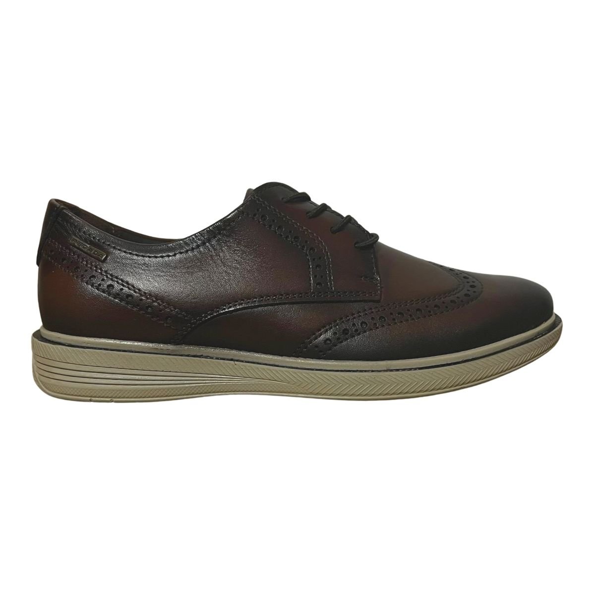Sapato Social de Couro Masculino Pegada 126109-03 Marrom