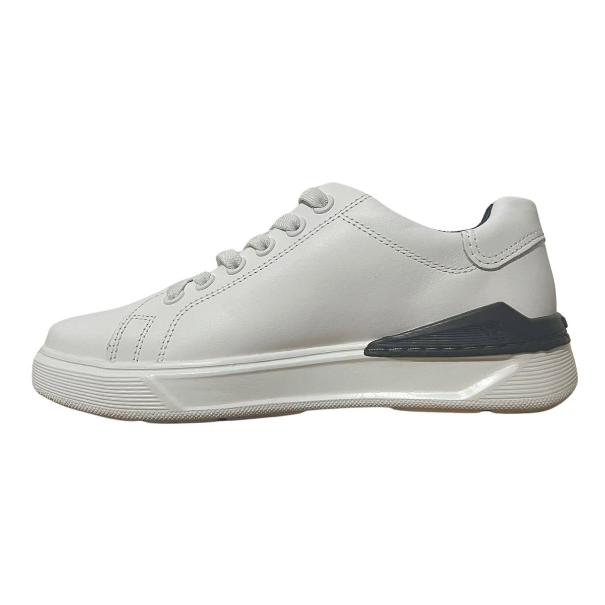 Sapatênis Casual de Couro Masculino Pegada 110901-01 Branco Branco 6