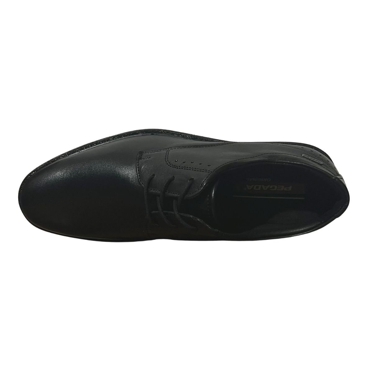 Sapato Social de Couro Masculino Pegada 125355-01 Preto Preto 4