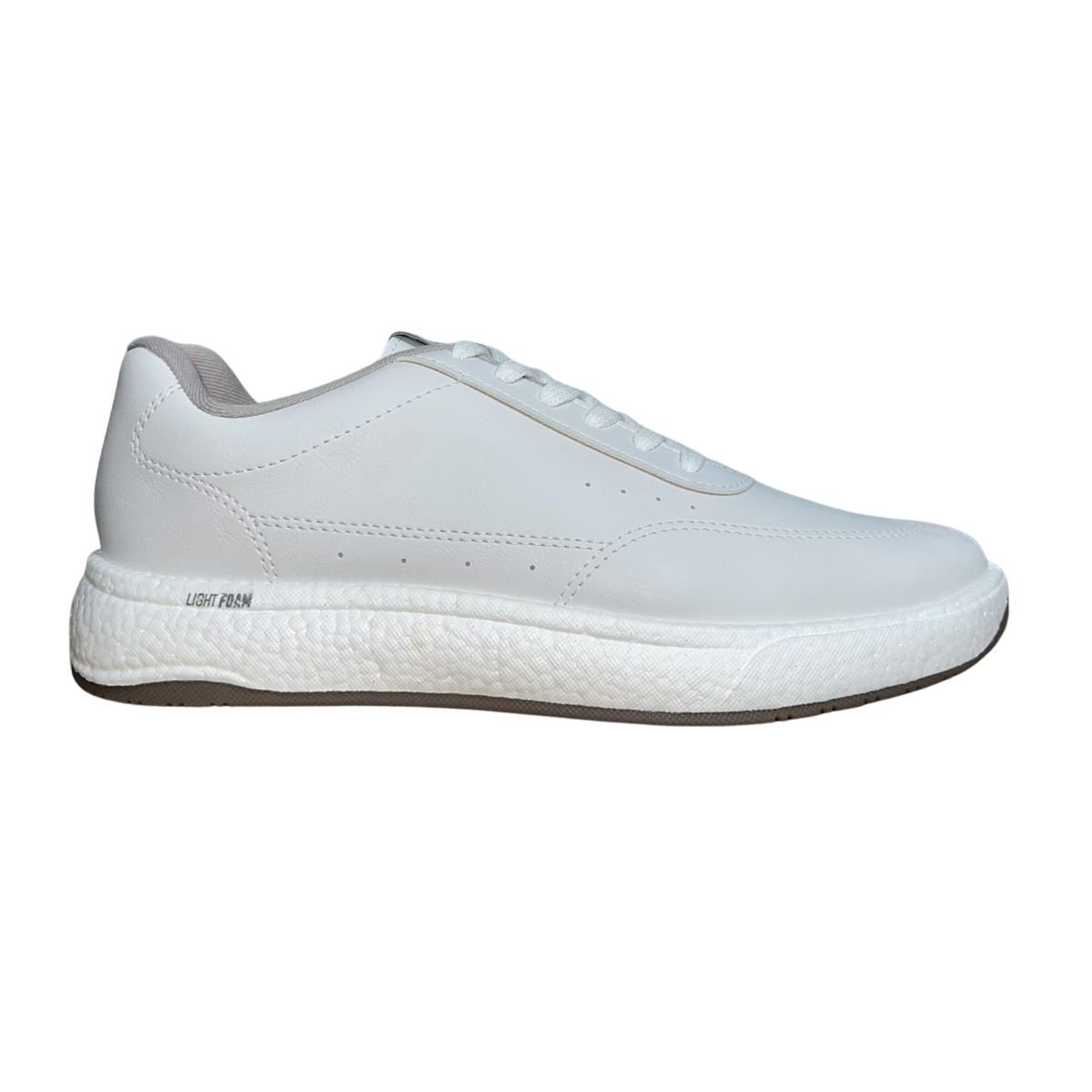 Tênis Casual Masculino BR Sport 2297.100 Branco Branco 2