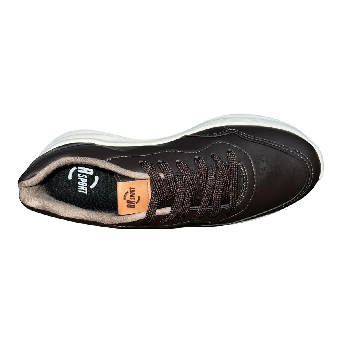 Tênis Casual Masculino BR Sport 60000.111 Marrom Marrom 5