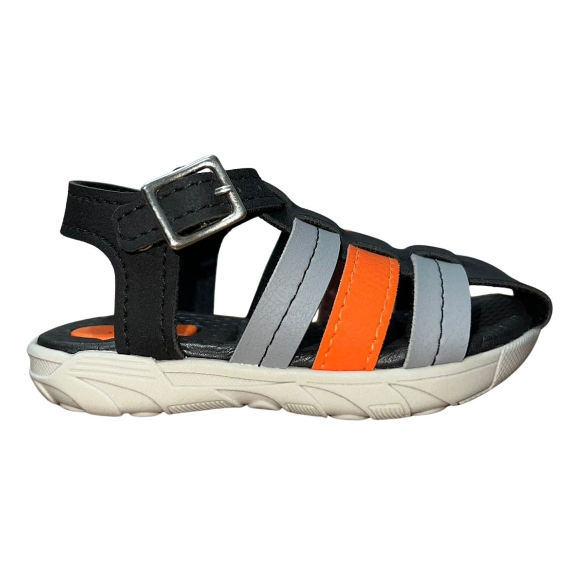 Sandália Casual Infantil Menino Molekinho 2135.621 Preto