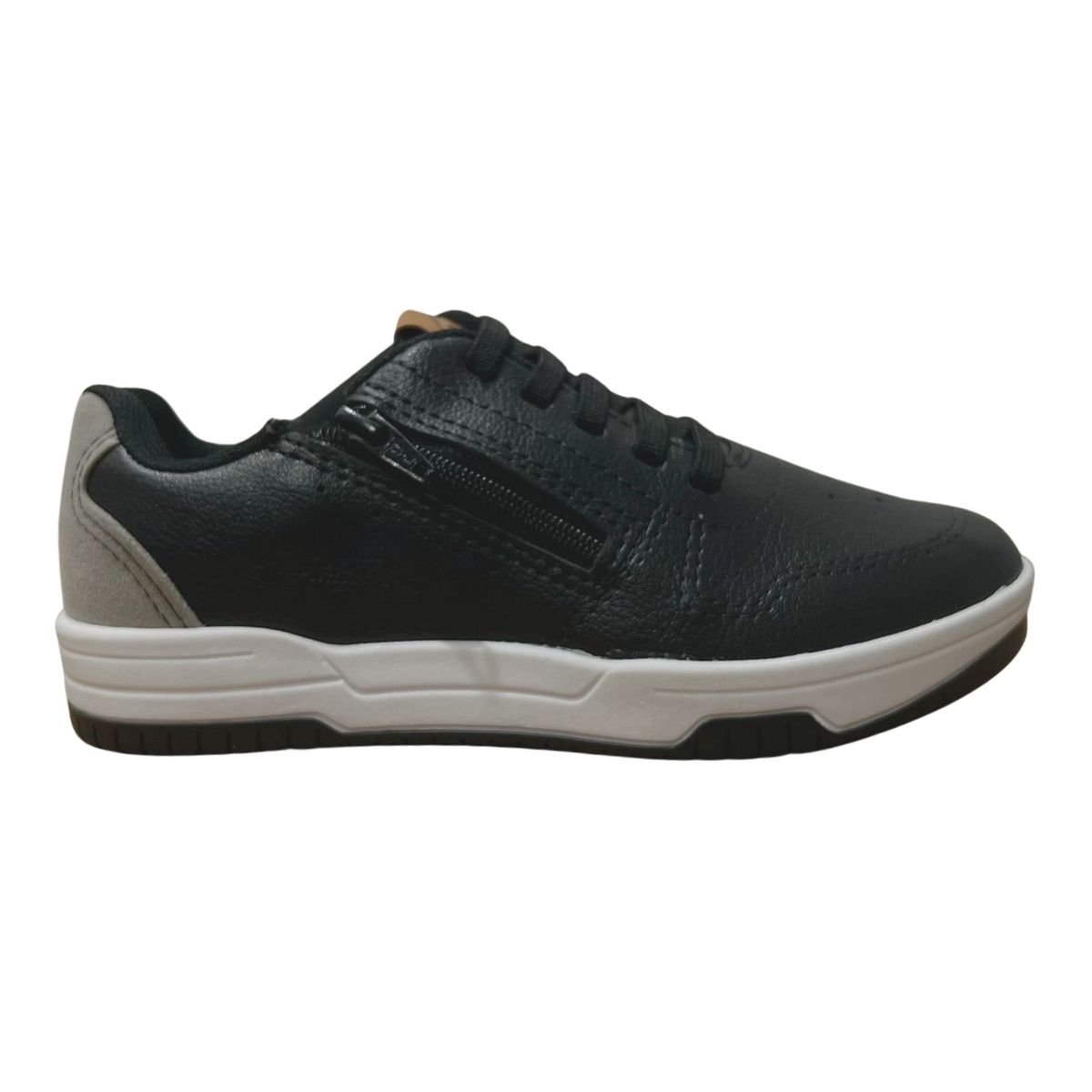 Tênis Casual Infantil Menino Molekinho 2852.102 Preto Preto 2