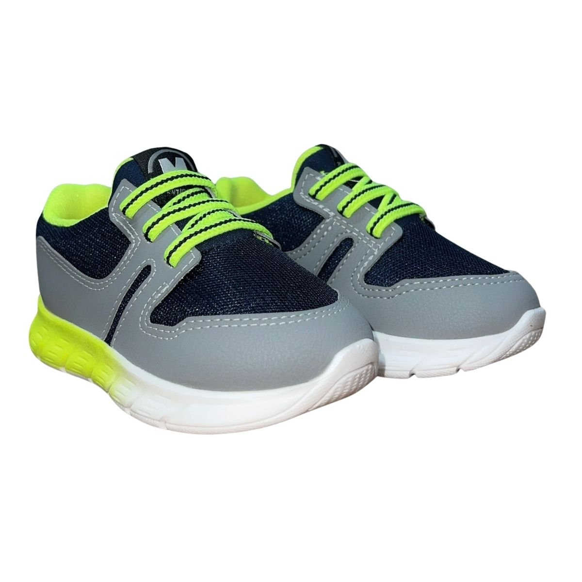 Tênis Casual Calce Fácil Infantil Menino Molekinho 2147.545 Marinho Azul Marinho/Cinza 3