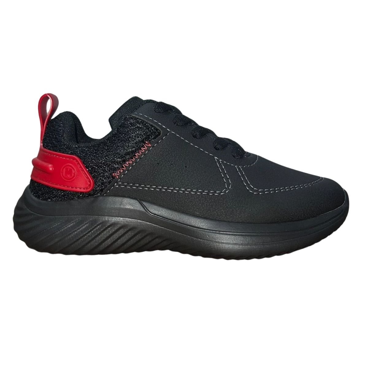 Tênis Casual Infantil Menino Molekinho 2832.330 Preto Preto 2
