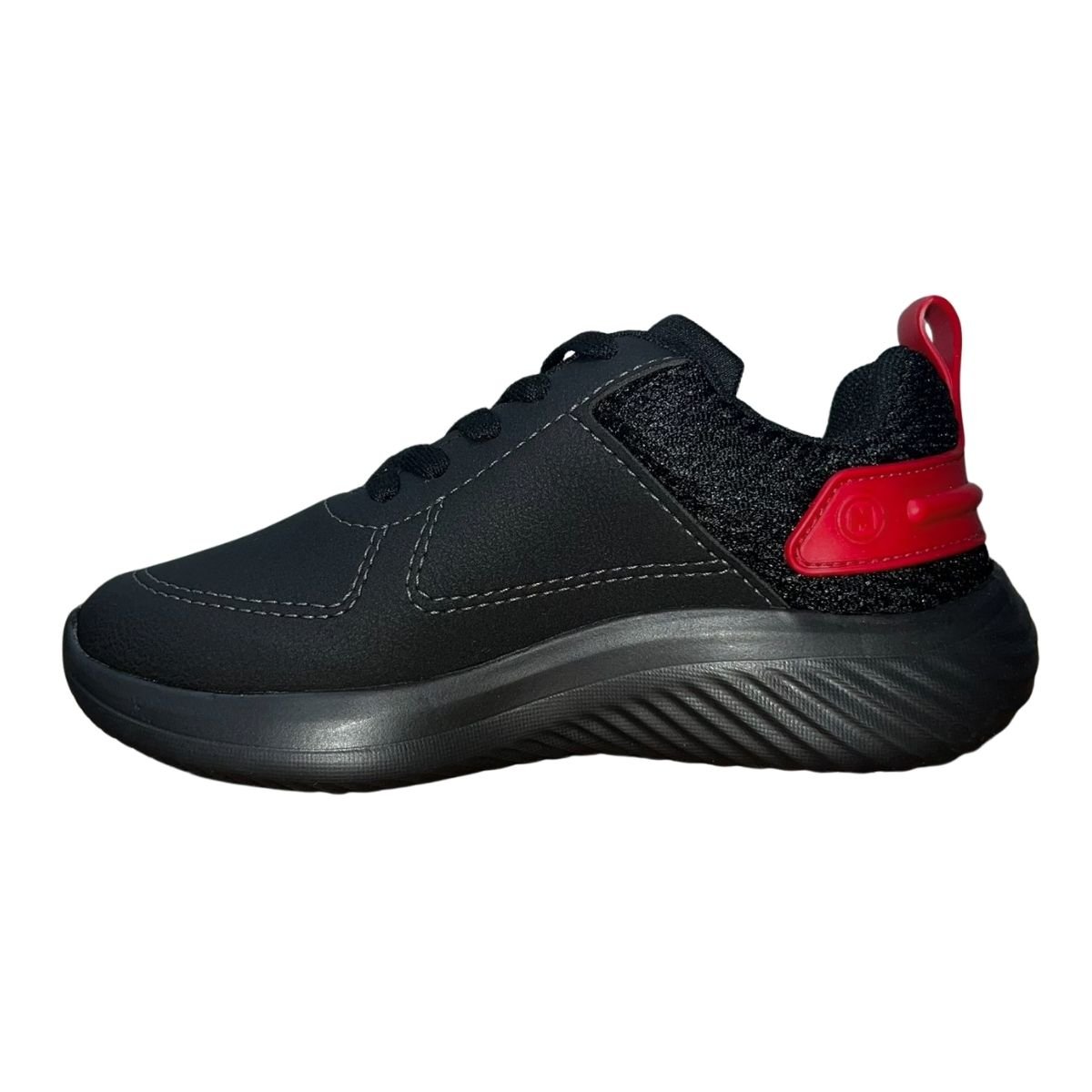 Tênis Casual Infantil Menino Molekinho 2832.330 Preto Preto 6