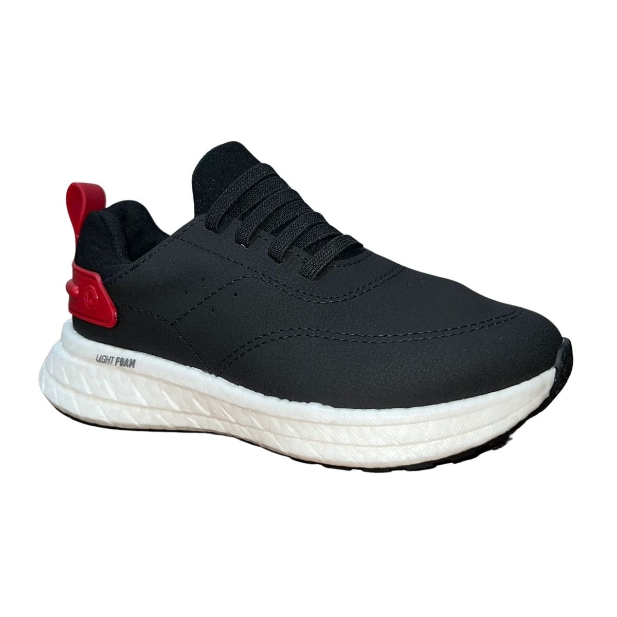 Tênis Esportivo Calce Fácil Infantil Menino Molekinho 2866.101 Preto Preto 4
