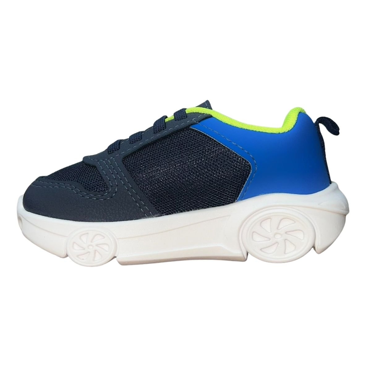Tênis Calce Fácil com LED Infantil Menino Molekinho 2632.211 Marinho Azul Marinho 6