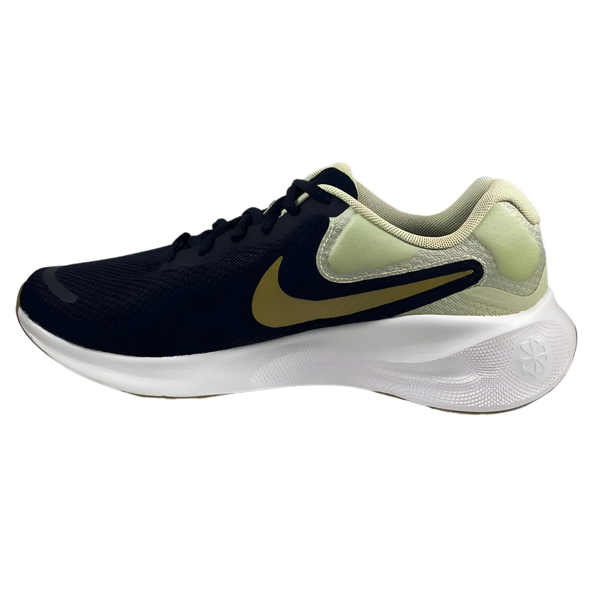 Tênis Nike Revolution 7 Preto/Verde Preto 2