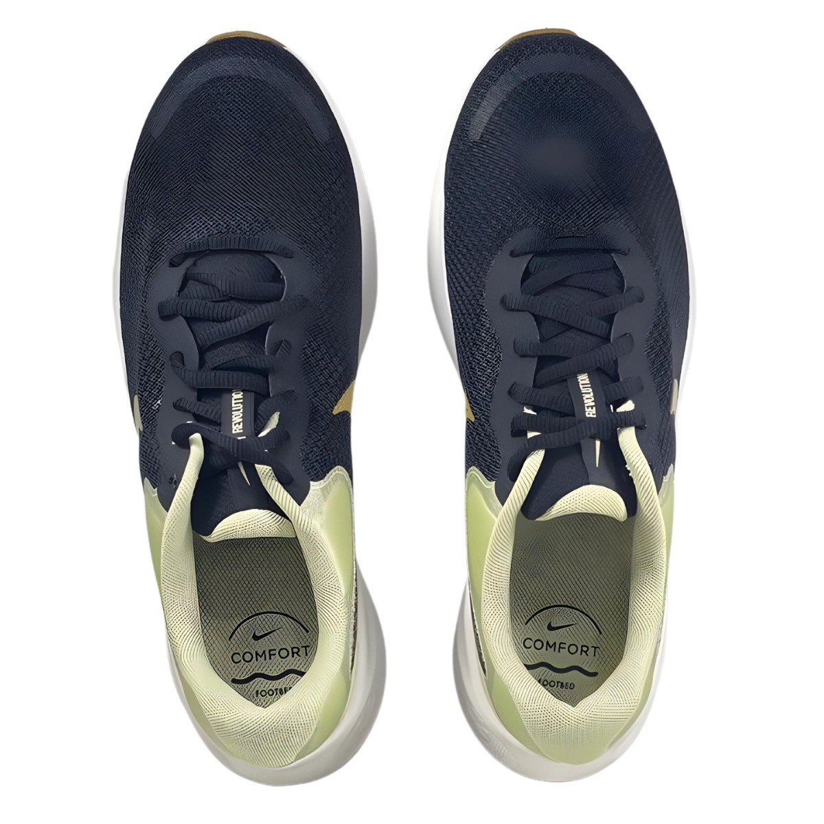 Tênis Nike Revolution 7 Preto/Verde Preto 6