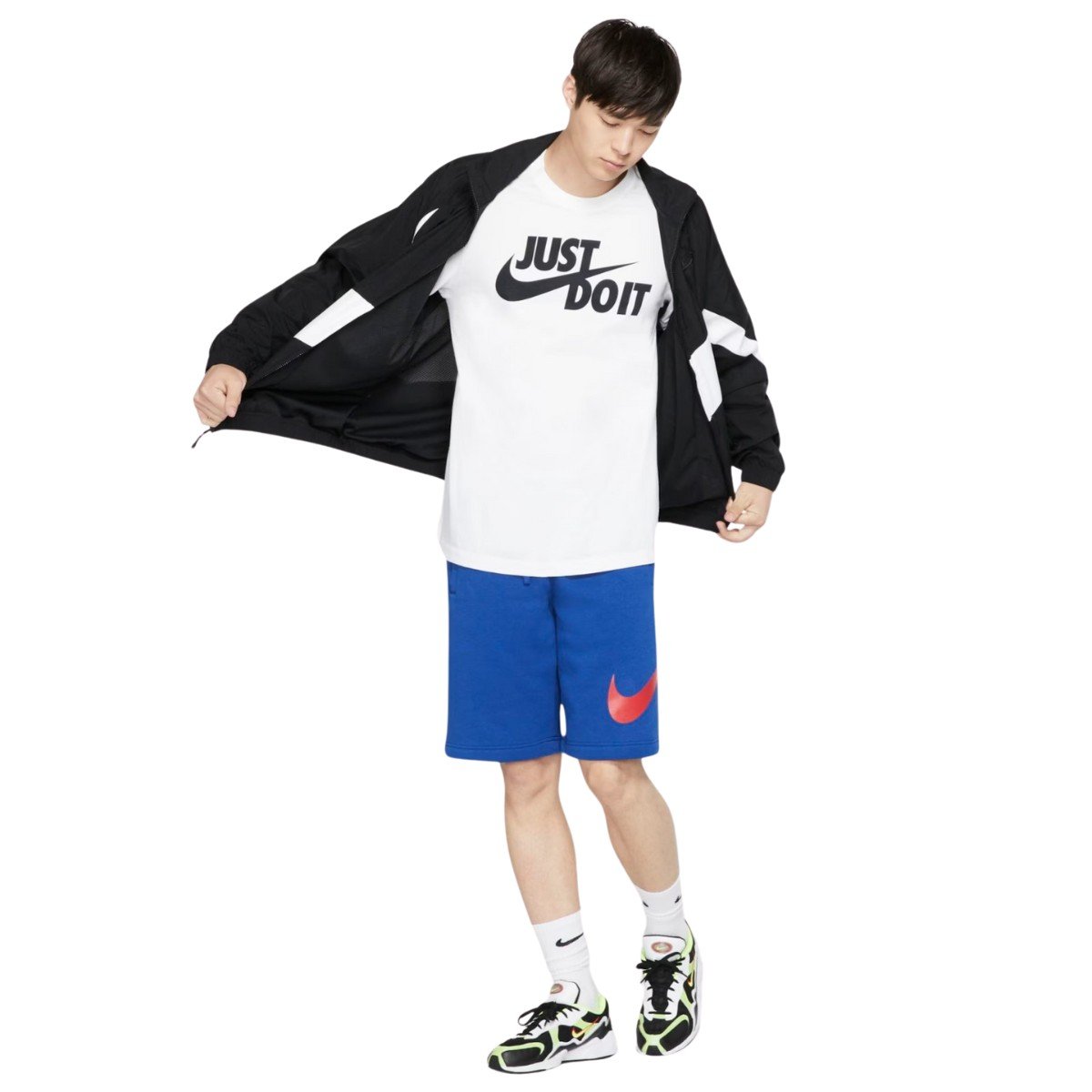 Camiseta Masculina Nike Sportswear Just Do It Masculina Branco 3