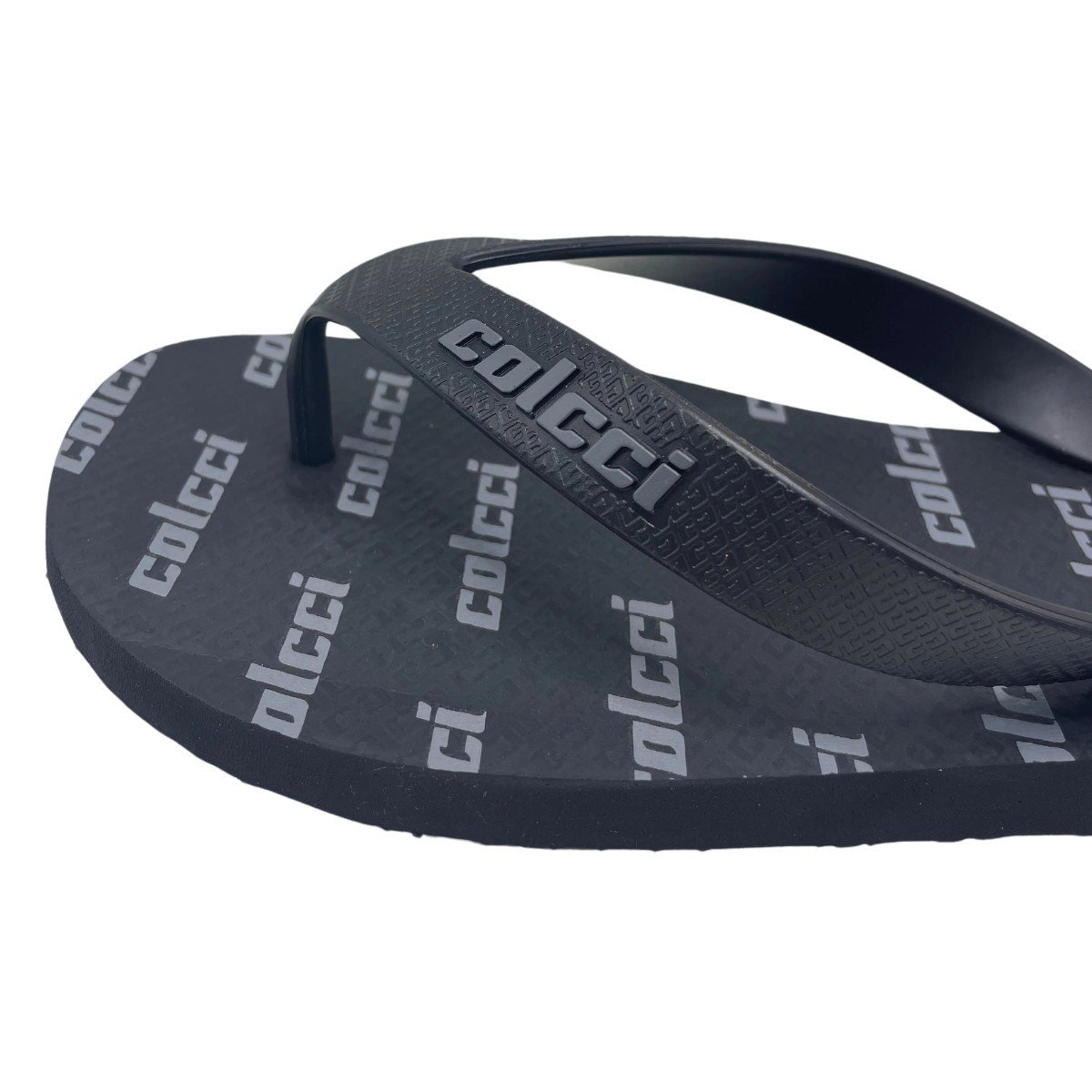 Chinelo Colcci Masculino Monograma Preto 4