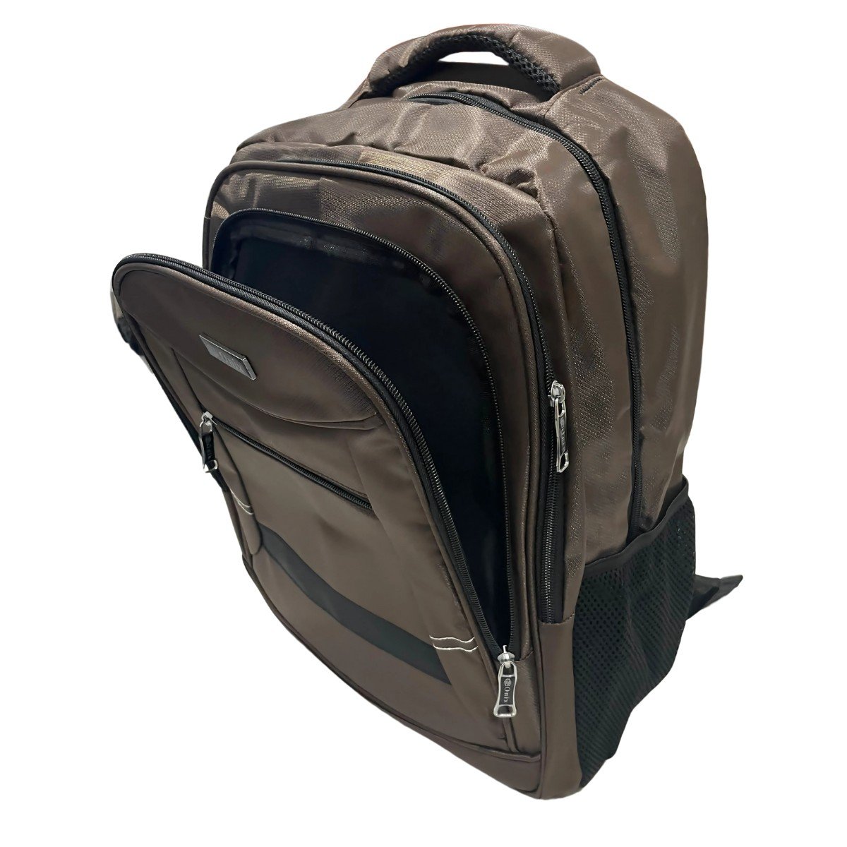 Mochila Notebook Onix Impermeável Confortável 25L Marrom 4