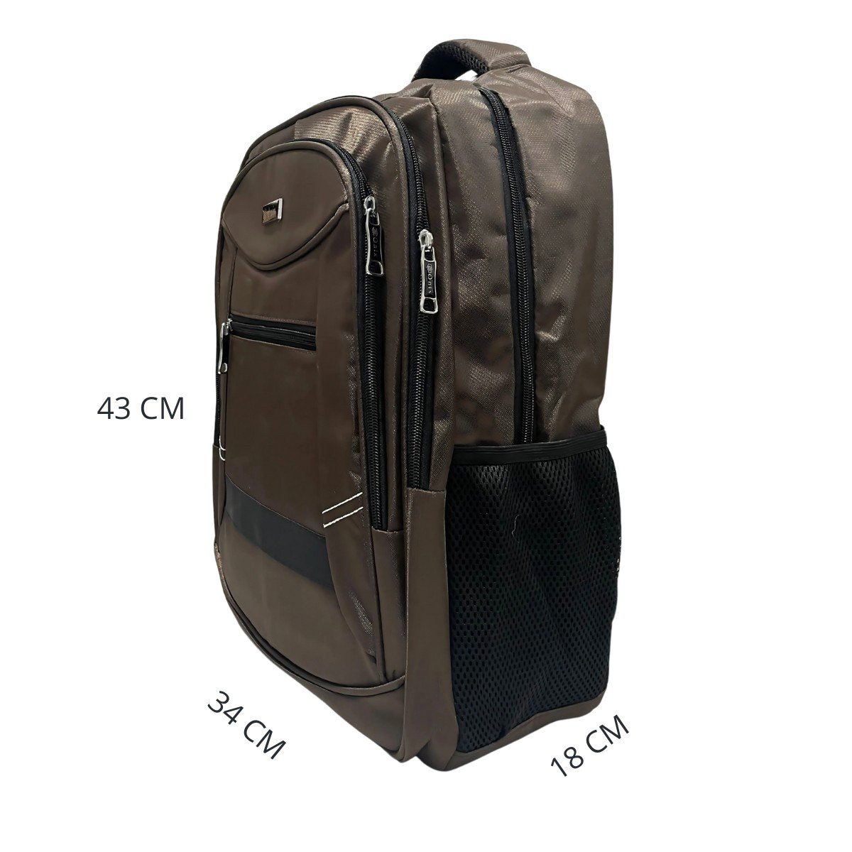 Mochila Notebook Onix Impermeável Confortável 25L Marrom 6