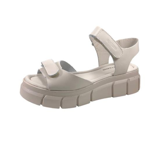 Sandália Flatform Bottero Couro Off White Branco 5