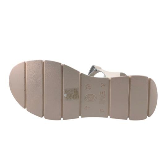 Sandália Flatform Bottero Couro Off White Branco 8