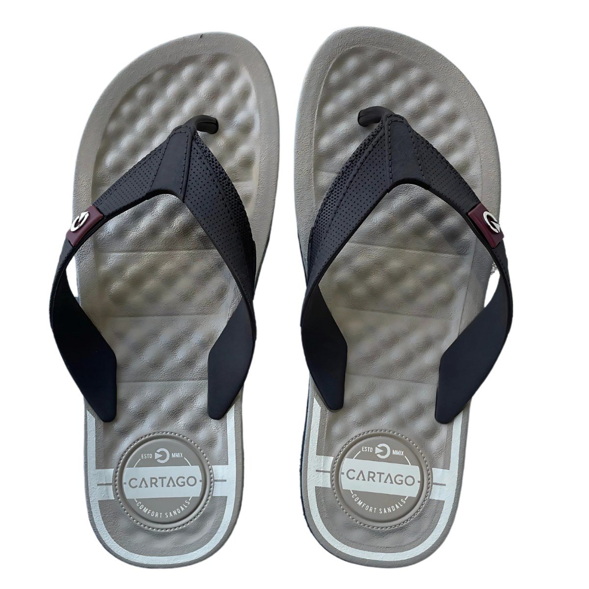 Chinelo Cartago Arizona Masculino Dedo Bege 1