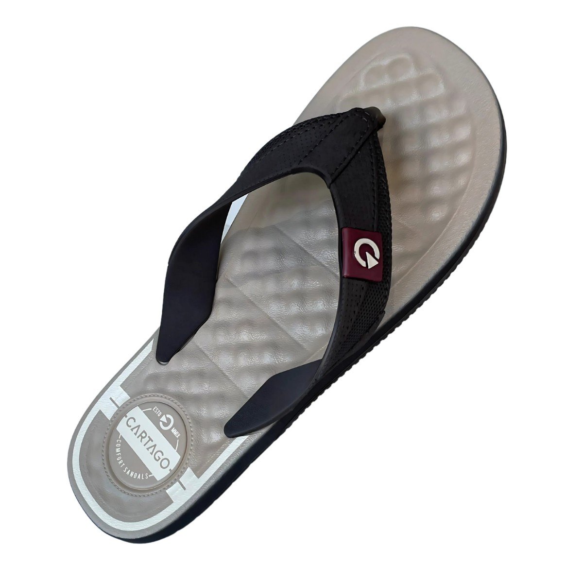 Chinelo Cartago Arizona Masculino Dedo Bege 4
