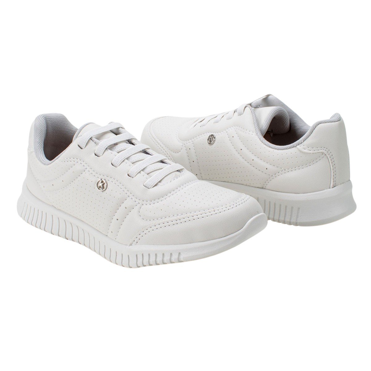 Tênis Feminino Casual Almeria Kolosh Branco 4