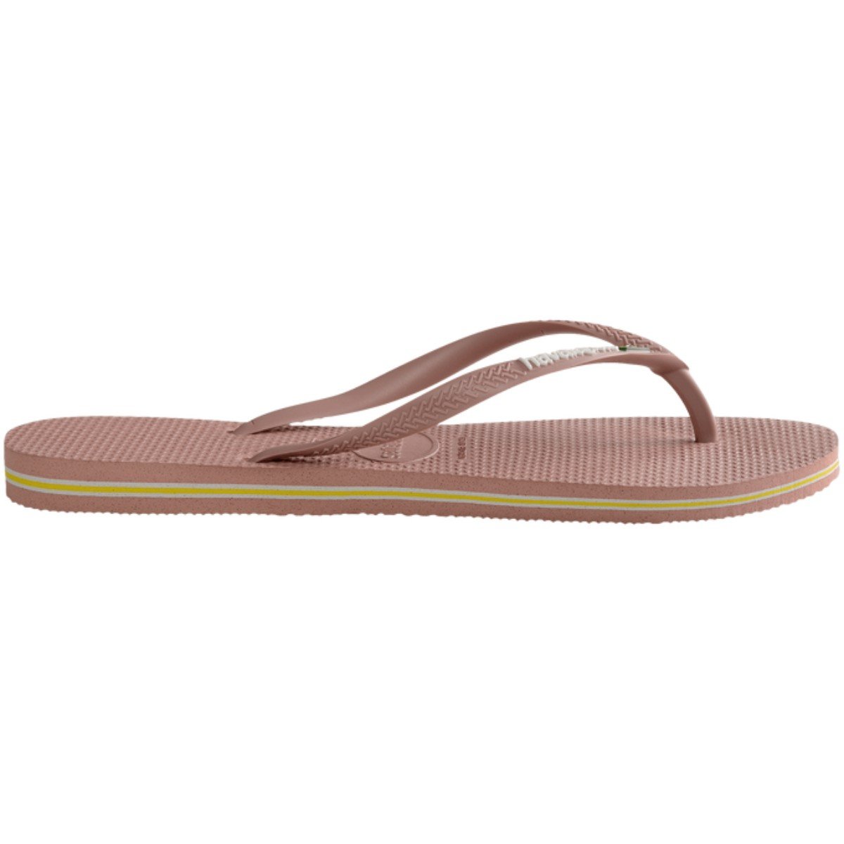 Chinelo Havaianas Brasil Feminino Slim Rosa Rosa 4