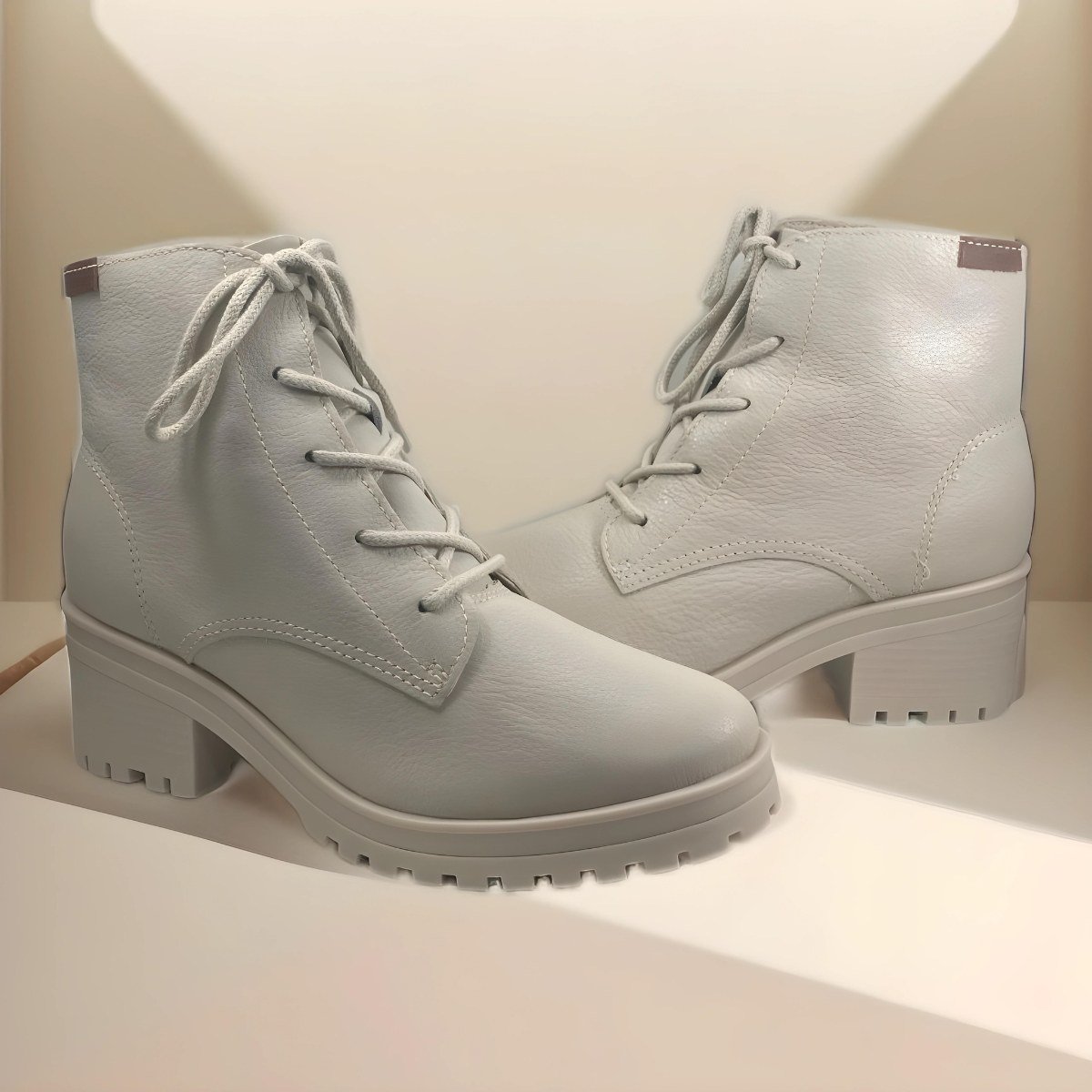 Bota Coturno Bottero Burnish Off White Off White 5