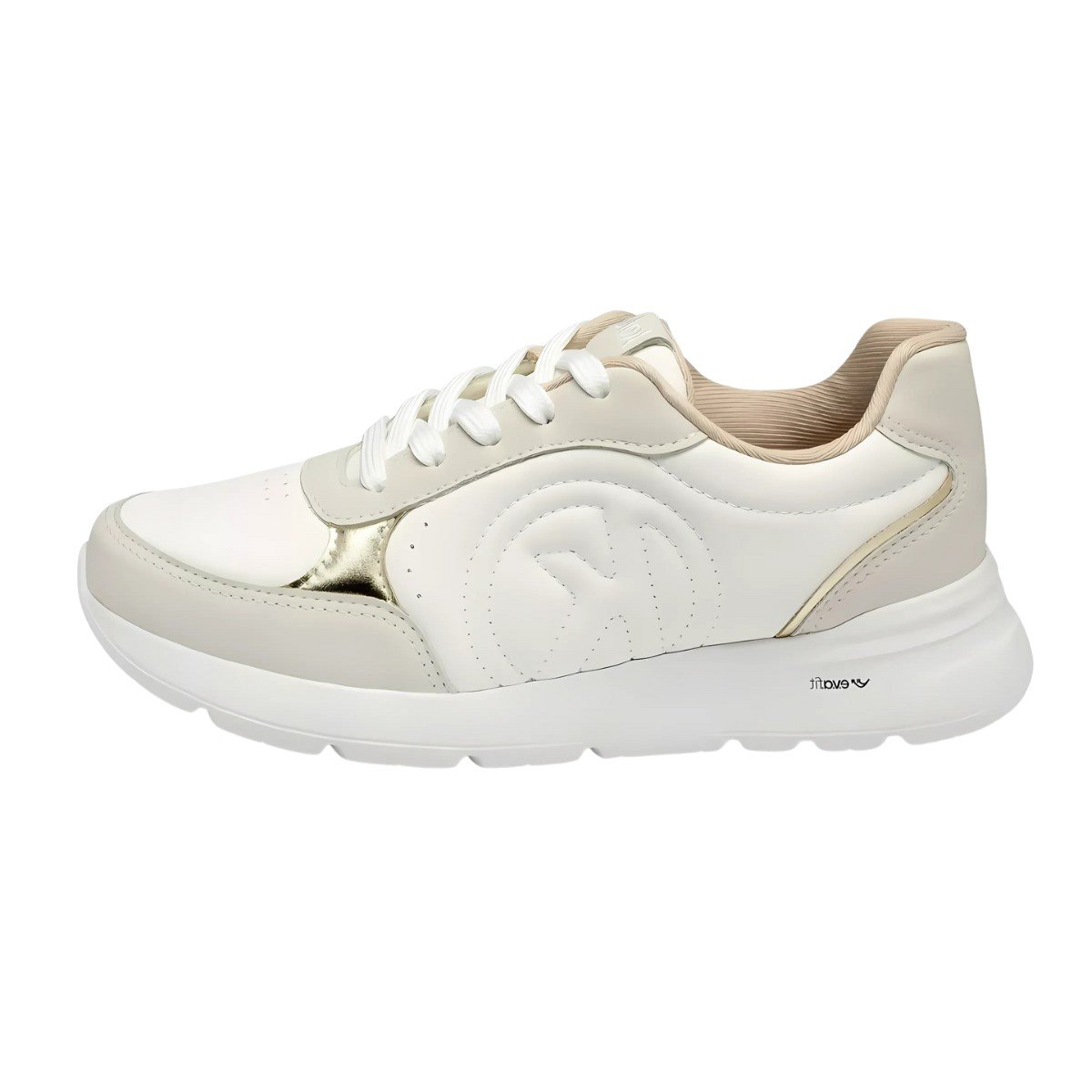 Tênis Feminino Casual Jogging Multi Color Kolosh Branco 2