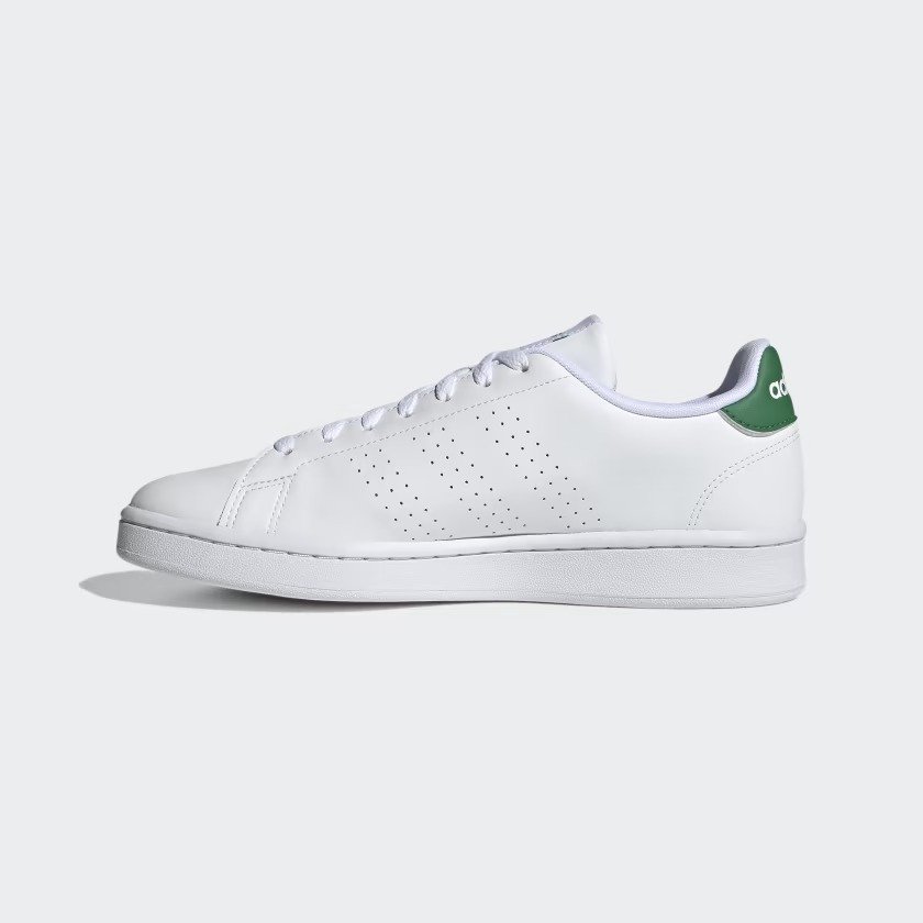 Tênis Adidas Advantage Branco/Verde Branco 2