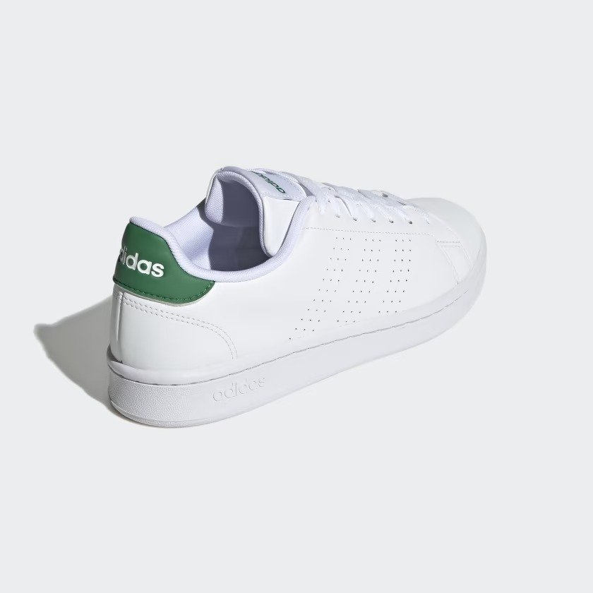 Tênis Adidas Advantage Branco/Verde Branco 5