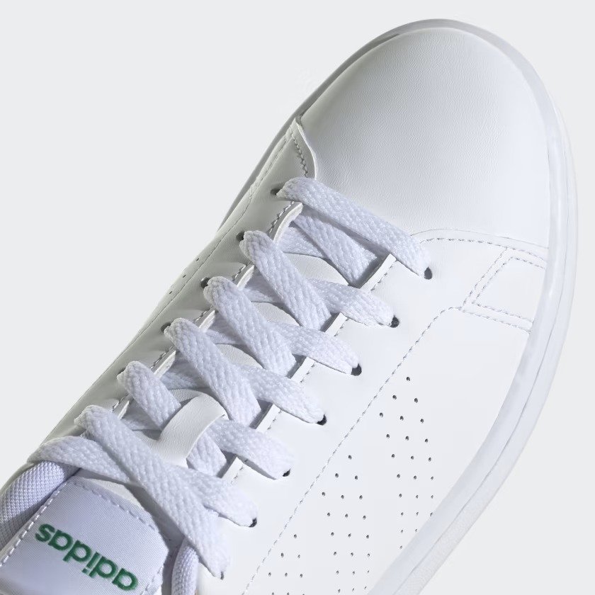 Tênis Adidas Advantage Branco/Verde Branco 8