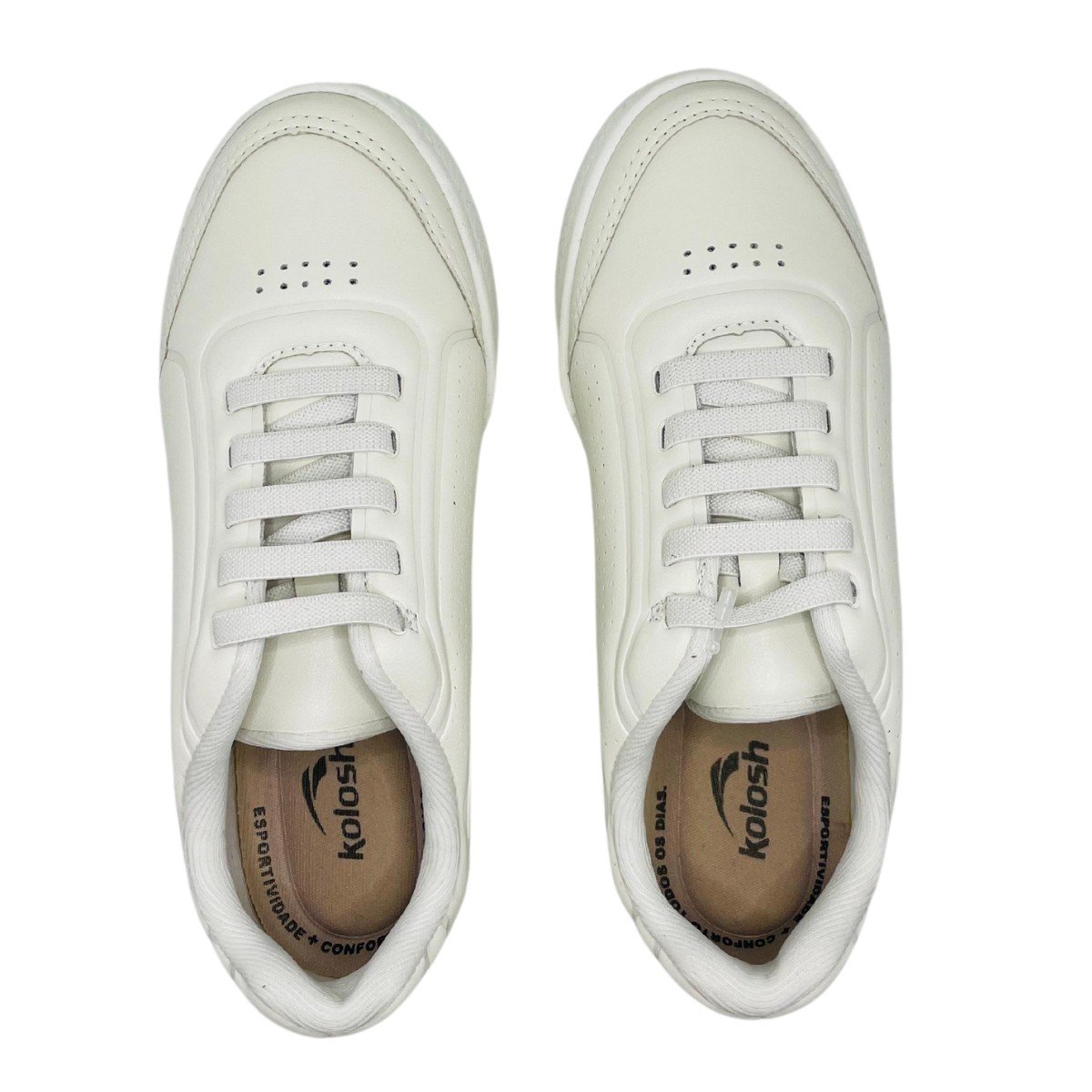 Tênis Feminino Casual Frequency Kolosh Bege 4