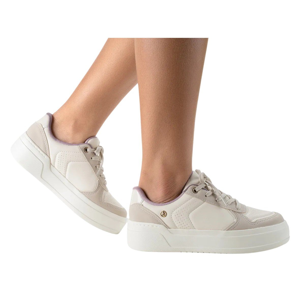 Tênis Feminino Flatform Kolosh Bege 8