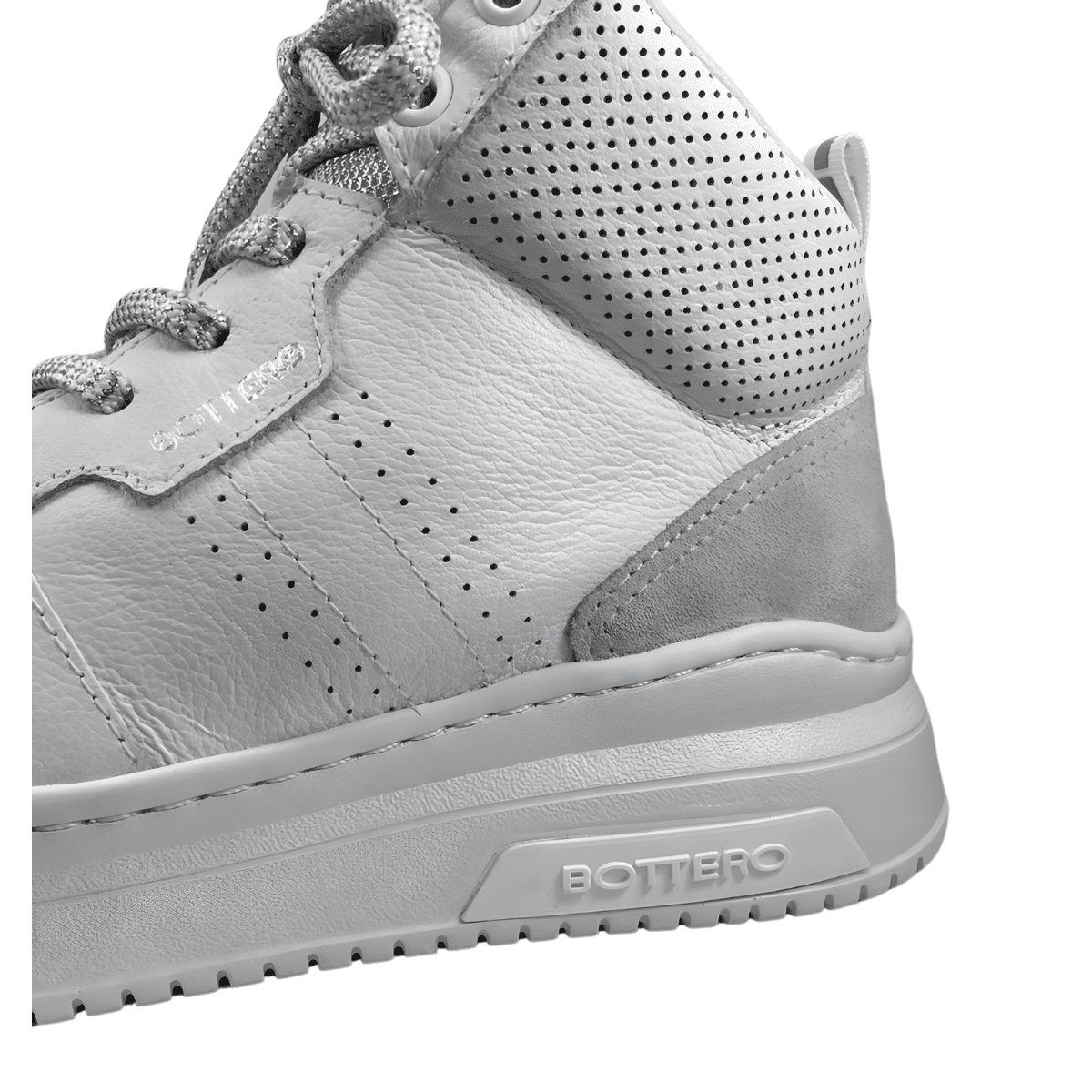 Tênis Feminino Cano Alto Couro Bottero Branco 8