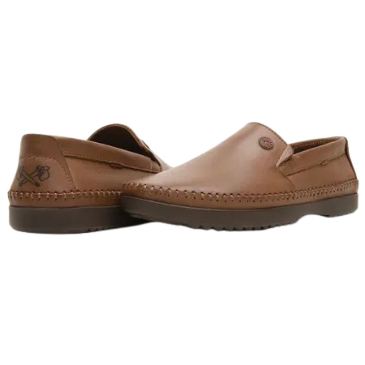 Sapatilha Masculina Couro Logan Freeway Marrom 5