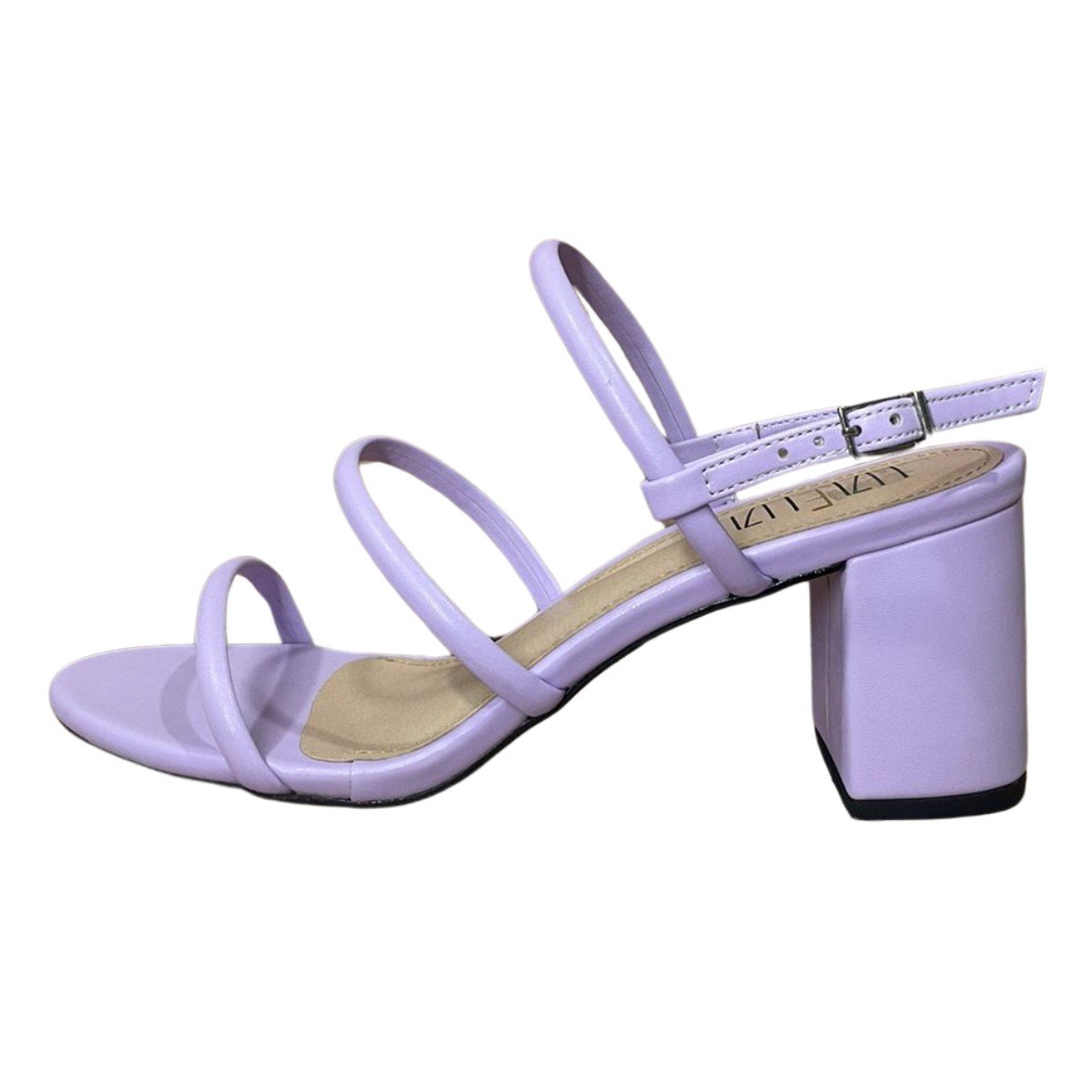 Sandália Salto Bloco Lizi E Lizi Roxo 2