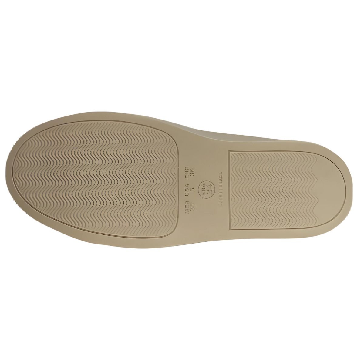 Tênis Slip Couro Bege 7